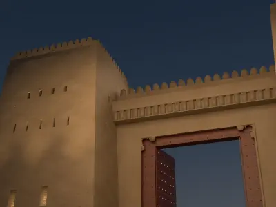CASTEL SHEIKH ZAYED FESTIVAL 3D model