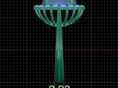 Jewelry ring 417 3D print model