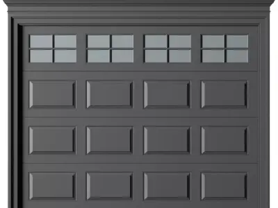 Automatic Classic Modern Garage Doors  3D model