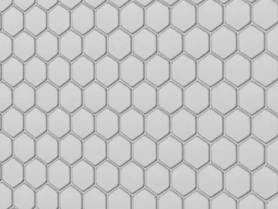 Hexagon Tiles 3D model