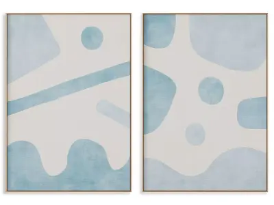 Abstract Painting Frame set 3D model 544