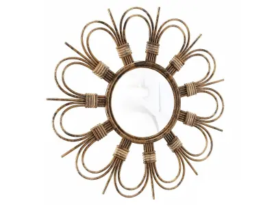 Esger Daisy Petal Accent Mirror 3D model