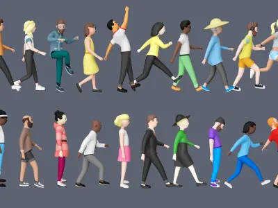  cartoon characters 3 02 