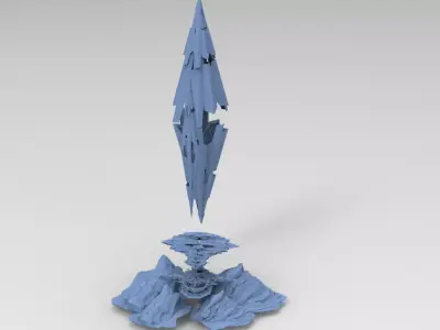 Knome King Mountain  3  3D model