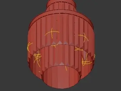 1920s Odeon Clear Glass  3D model