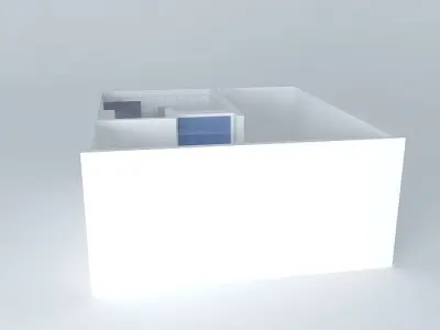 euorkut house with door Free 3D model