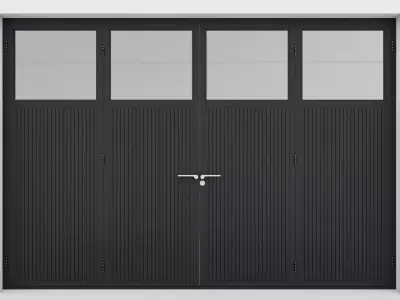 Aluminium door 100 3D model