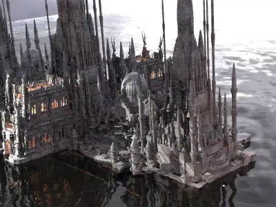 Mansion palace 3D model