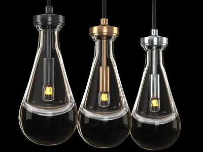 RAIN PENDANT 3D model