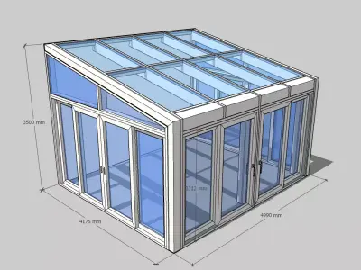 Warm Winter Garden 3D model
