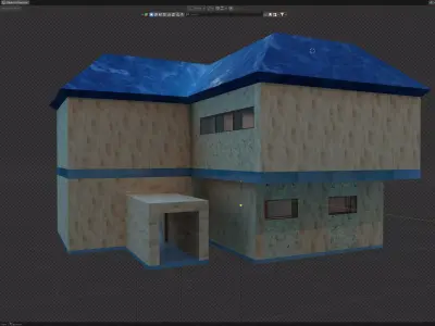 House Modular  Comfort Free low-poly 3D model