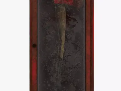Fire axe box 3D model