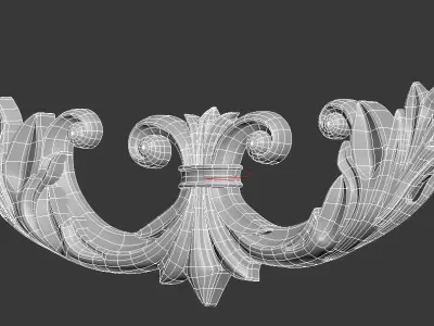 Decorative element 3D print model