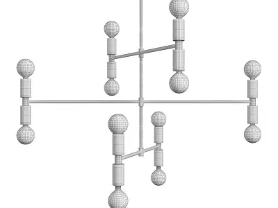Atomium Light Low-poly 3D model