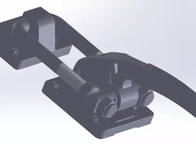 GP-1385 door latch Free 3D model