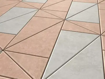 Paving plate angle 3D model