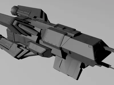Expanse FN Pella - MCRN Light Cruiser 3D print model