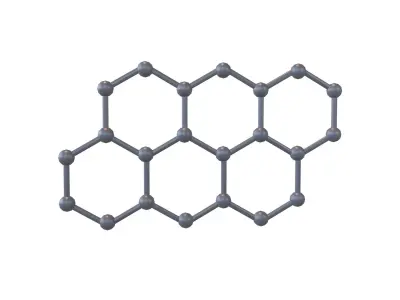 Graphene v1 002 Low-poly 3D model