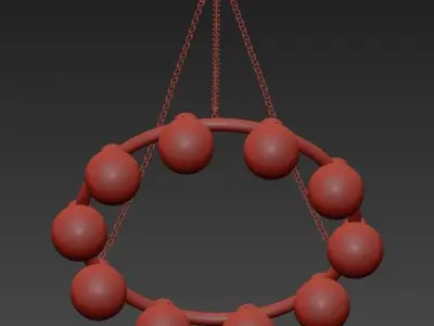Arteriors Katie chandelier 3D model