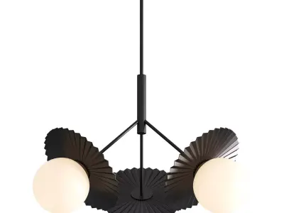 Plume Chandelier 3D model