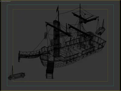 Pirate Ship Playground Adventure Set 3D model