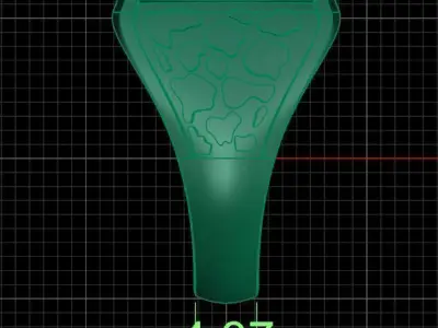 Jewelry ring 424 3D print model