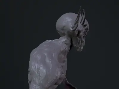 Alien Demon Creature- 3D Model for 3D Printing 3D print model
