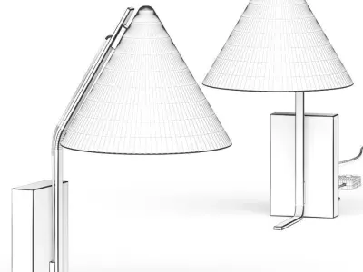 Kristina Dam Studio Cone Table Lamp 3D model