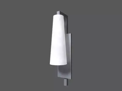Wall Light Low-poly 3D model