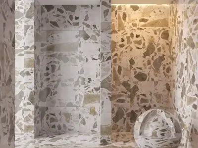 Marble wall 189 3D model