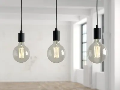 Black Foxworth Light Kitchen Island 3D model