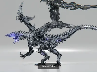 Cyborg Characters - Creatures 3D Model Pack