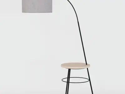 Modern Standing Floor Light 3D model