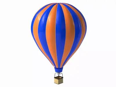 Hot Air Balloon 02 3D model
