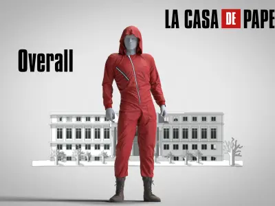 Red overall La Casa De Papel