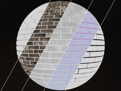 Sheltered Bluff Running and Stack Bricks Texture Texture