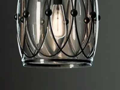 Hanging lamp LOFT HOUSE P-162 3D model