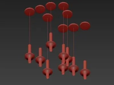 Wonder Suspension Lamp by Penta 3D model