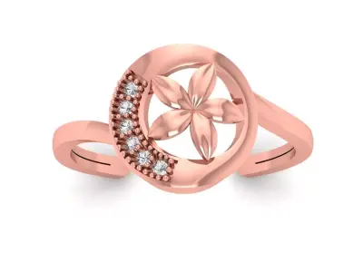 Solitaire Wedding Engagement Women Adjustable  Rings 3D print model purchase