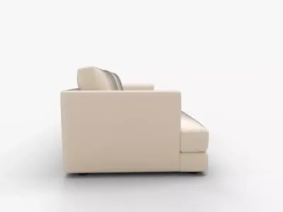 West Elm Haven XL Sofa Bench 3D model