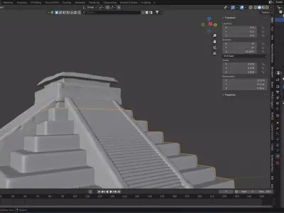 Temple 3D model order