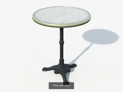 Paris street objects 3D Model Pack