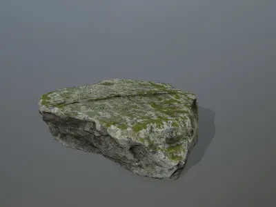 Rock Set Low-poly 3D model