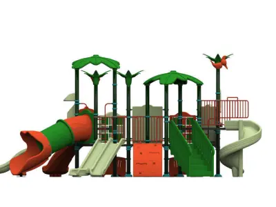 High detailed 3D model playGround kindergarten set  3D model Low-poly 3D model