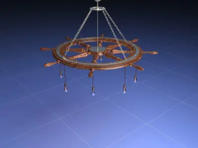Ship Steering Lighting 3D model