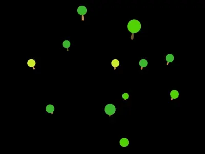 Low Poly Game Ready Trees Low-poly 3D model