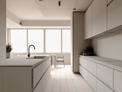 Minimal Kitchen 3D model