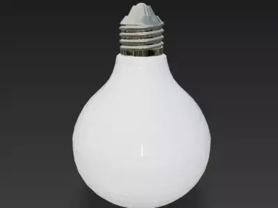 Faceted Globe LED Bulb 3D model