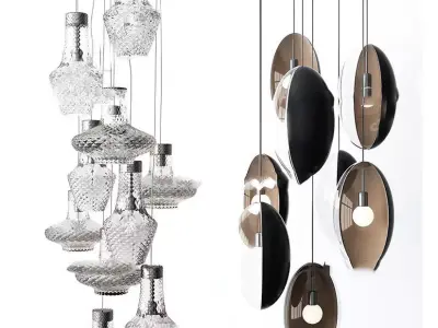 3D chandelier 3D model 03 3D model