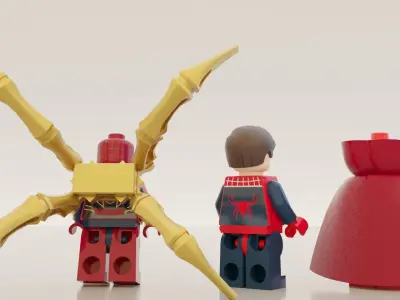 Lego Spider man big pack 3D model